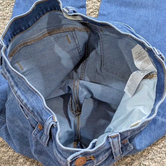 Madewell Medium Wash Blue Denim Skinny Flare Jean 31T - Picture 13 of 15